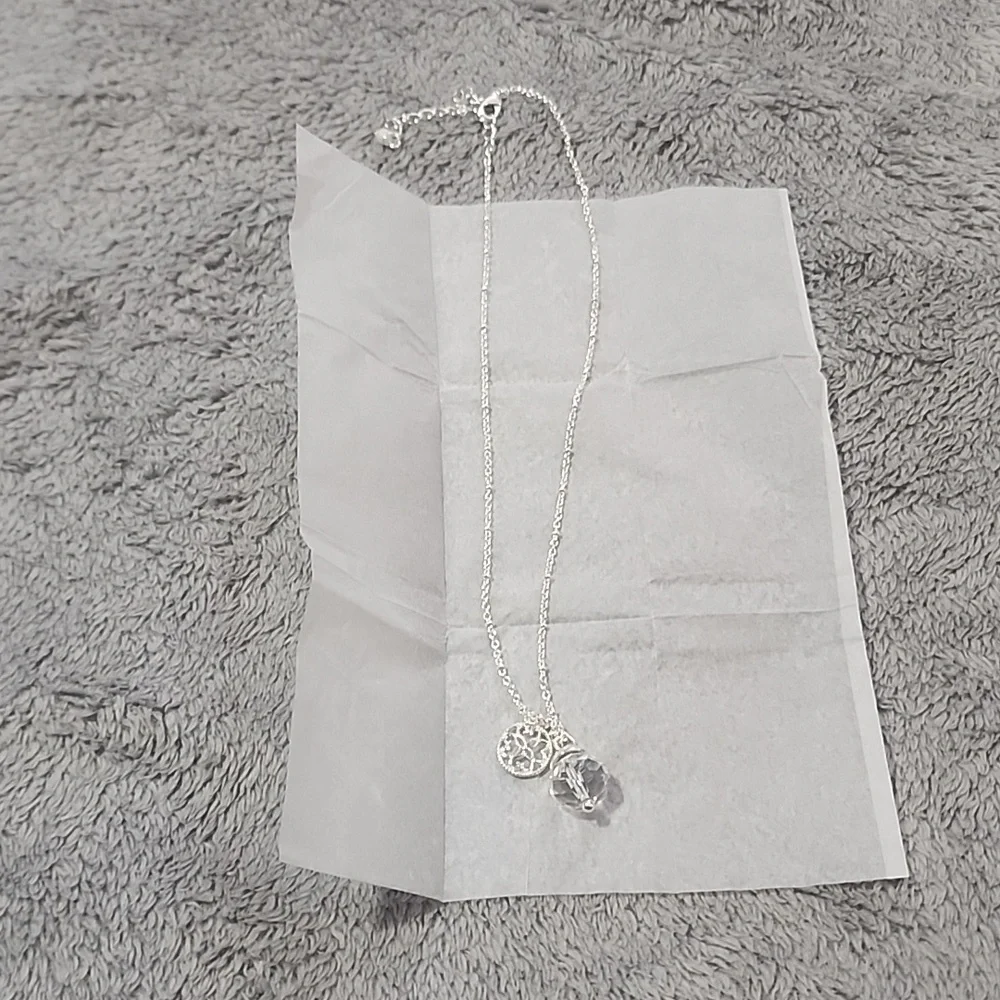 Inspiring Jeweled Charm Necklace - Picture 3 of 4